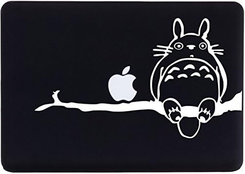 White Totoro on Tree Branch Macbook Decal for Macbook Laptop 13" 15" 17" Totoro Theme Laptop Sticker Vinyl Art Decal