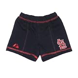 MLB St. Louis Cardinals Baby / Infant Comfortable Fit Cotton Shorts with Embroidered Logo - Blue (Size: 3/6)
