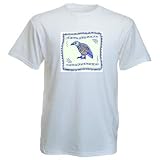 Cotton T-Shirt with tapestry, crow, colors Image