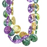 Mardi Gras Coin Bead Necklace