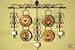 Tuscan Wrought Iron Wall Candle / Plate Holder Rack