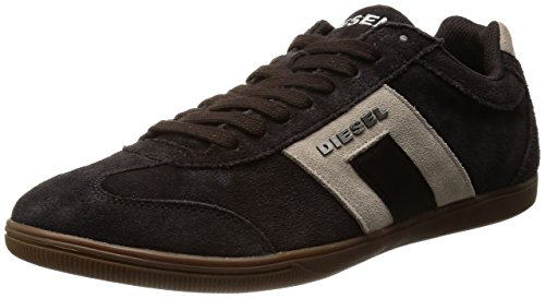 Diesel Men’s Happy Hours Vintagy Lounge Fashion Sneaker, Java/Sandshell, 9.5 M US