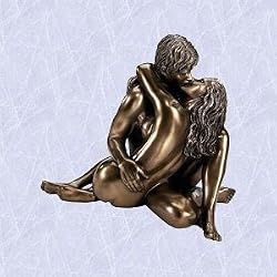 the midnight lovers statue home yard embrace sculpture