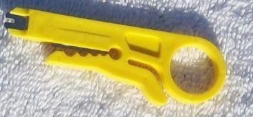 Generic Rj45 Cat5 Network Wire Cable Punch Down Cutter Stripper for 110 Terminal Blocks