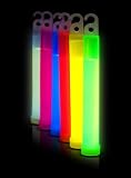 25 x 6 Inch  Foil Wrapped Glow Sticks