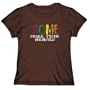 T-Shirt Womens Brown " Some Drill Team Member " Sports Large