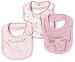 Vitamins Baby Baby-girls Newborn Sweet Little Steps 3 Printed Bibs