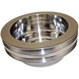 Mota Performance A80408 SBC CHEVY 2 Groove Polished Aluminum Crank Pulley Long Water... by Mota Performance