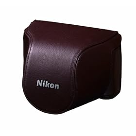 Nikon CB-N2000SC BR Brown | Leather Body Case Set for Nikon 1 J1 (Japanese Import)
