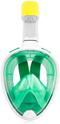 Mcoley 180 Degree Diving mask for Action Camera etc Water Sports(green)