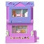 Pixel Chix 2 Story House - Pink with Purple Window