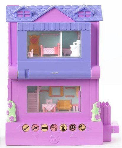 Childrens Toyshop  Toys : Pixel Chix 2 Story House - Pink with Purple Window