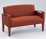 Fabric Loveseat Brewster Series Collection by Lesro - F1551K6