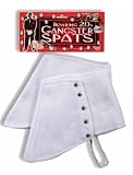 51637 (White) Men's 1920's Spats Felt