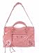 Read Bruno Salmon Pink Leather Luxury Italian Motorcycle Handbag Tote Purse Details Bruno Salmon Pink Leather Luxury Italian Motorcycle Handbag Tote Purse