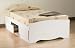 Prepac Twin Mates Bed - White