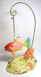 Tropical Fish Ornament with Ocean Stand - Coral Ocean Park