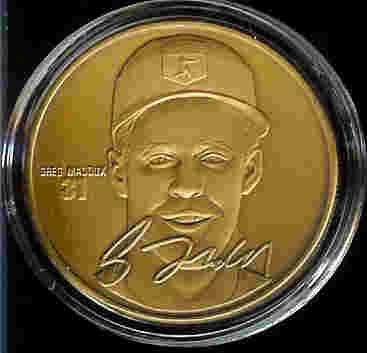 1994 Highland Mint LIMITED EDITION MLB Baseball Collectible Coin Bronze: Greg Maddux - Atlanta Braves - Chicago Cubs - San Diego Padres - 300 Game Winner!