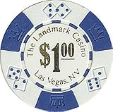 Landmark Casino Lucky Crowns 11.5g Poker Chips w/Dollars
