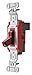 Wall Switch, 1-Pole, Wiring Module, 20A, Red