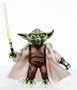 Star Wars 2009 Clone Wars Animated Action Figure Yoda with Cloth Robe
