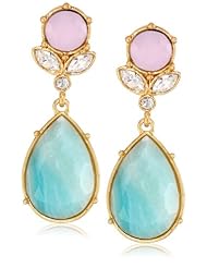 Carolee LUX "Candy Girl" Double Drop Clip-On Earrings