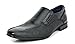 Bruno MARC GORDON-02 Men's Classic Modern Leather Lined Loafers With Alligator Trim Stretch Insert Slip On Dress Shoes