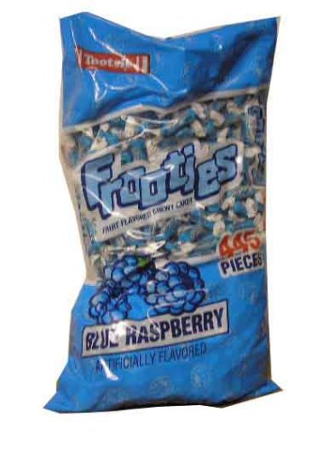Tootsie Rolls Frooties Blue Raspberry Candy (400 count) by Raspberry Candy