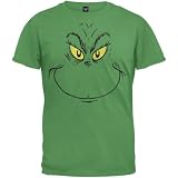Dr Seuss - Grinch Face T-Shirt