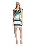 41ng06OeYtL. SL160  Gabby Skye Womens Stripe Peplum Dress