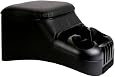TSI Products 30011 Clutter Catcher Black Bench Seat Console