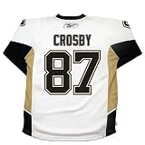 Sidney Crosby Youth Jersey: Reebok White #87 Pittsburgh Penguins Youth Replica Jersey