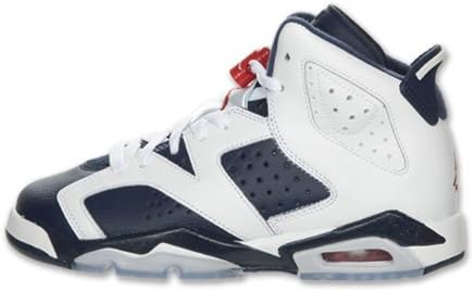 Nike Air Jordan 6 VI Retro (GS) "Olympic" Boys Basketball Shoes 384665-130