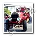 Old Fire Truck - 8x8 Iron On Heat Transfer For White Material