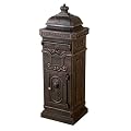 Antiker Briefkasten Standbriefkasten Postkasten antik bronze