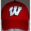 Wisconsin Team Color Badgers Adult One-Fit Hat Size: Large