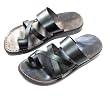Shepherd's Field Black Biblical Sandals - Footwear for the lady from the Holy Land - Genuine Leather - Camel Trademark