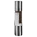 Dual Salt & Pepper Mill | Brushed Stainless Steel | Two Ceramic Grinders, One Mill | Simple Efficient Operation | Elegant Design