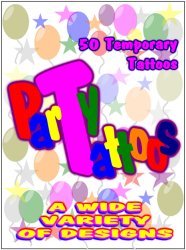 Childrens Toyshop  Third Party New : Pack of 50 Party Favourite Tattos