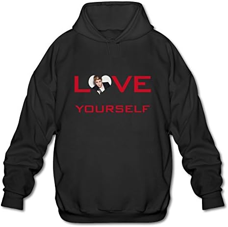Men's Love Yourself Justin Bieber Purpose Album Hoodies Black