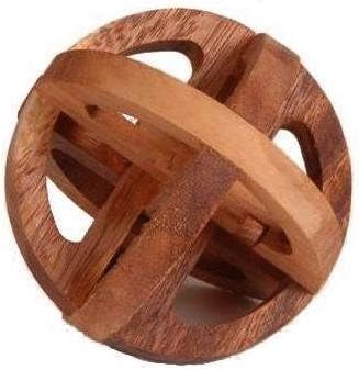 Jumbo Rolling Globe - 3d Wooden Brainteaser Puzzle