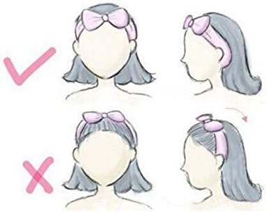 Women Lovely Soft Carol Fleece Makeup Cosmetic Shower Elastic Hairlace Headband - A