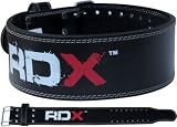RDX Pro Cow Hide Leather Weight Lifting AB Belt Body Building Gym
