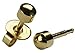 6 pair Universal mini gold 24 k balls for ear piercing stud hypo allergenic