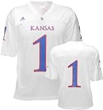 Kansas Jayhawks -No. 1- White Replica Football Jersey