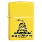 Zippo Don't Tread on Me Lemon Finish Lighter, 7283