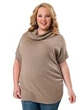 Motherhood Maternity: Plus Size Short Sleeve Cowl Neck Dolman Sleeve Maternity Sweater