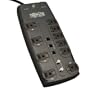 Tripp Lite TLP1008TELTV 10 Outlet Surge Protector (3345 Joules, Tel/DSL/Coax)