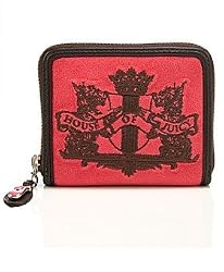 Juicy Couture House of Juicy Terrior Zip Around Wallet Melon