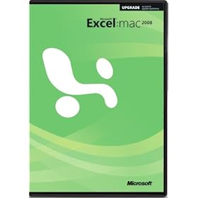 Microsoft Excel Mac 2008 Upgrade (Mac) [Old Version]